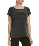NWT Women&#39;s C&amp;C California S/S Rainforest Mesh Yoke Active Wear Top Sz L... - €16,03 EUR