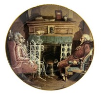 Dept 56 Dickens A Christmas Carol &#39;92 Collector&#39;s Plate #2 Marleys Ghost Appears - £18.32 GBP