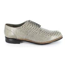 Stacy Adams Men's Shoe Madison Anaconda Print Leather Gray Anaconda 00055-020 image 6