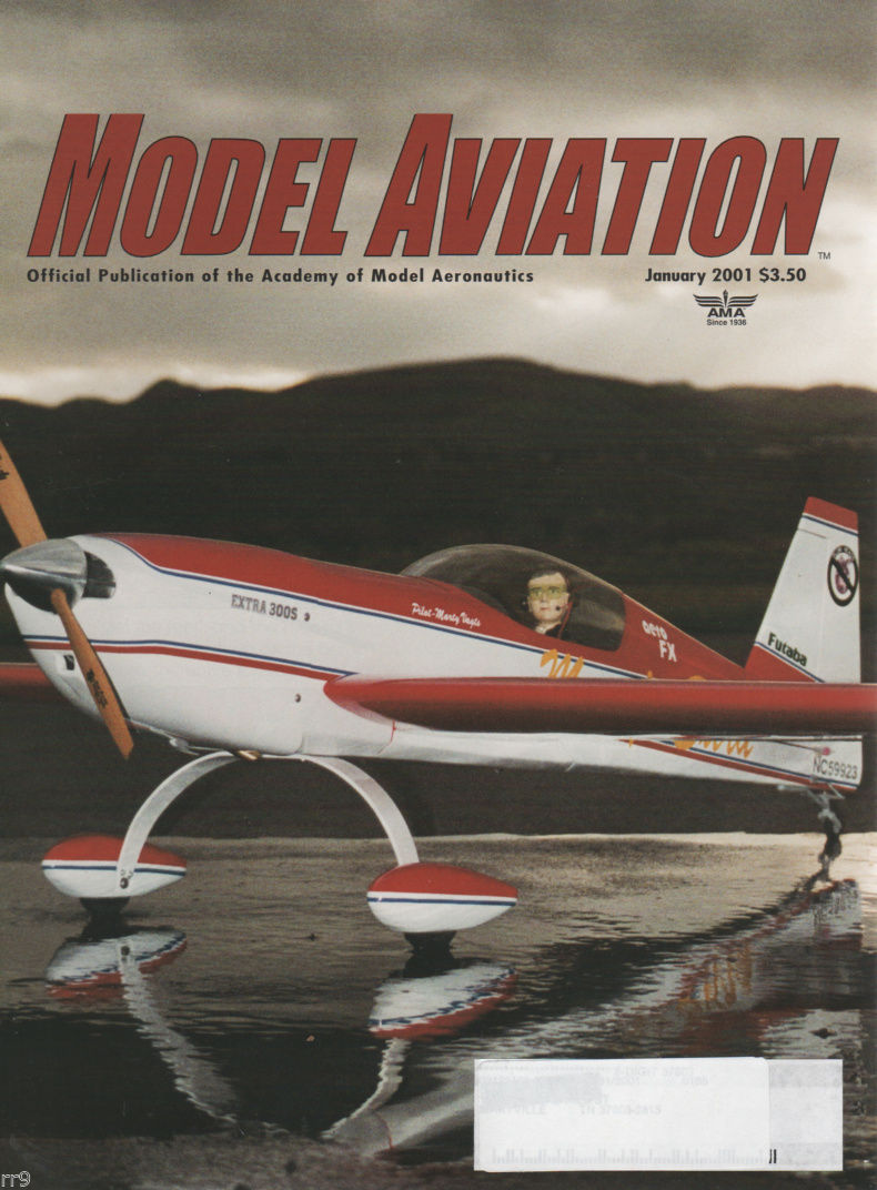 Model Aviation Magazine January 2001 Academy of Model Aeronautics - $2.50