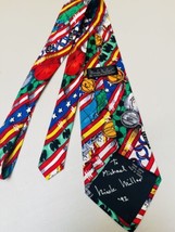 USA Basketball Olympics SIGNED Nicole Miller Silk Tie Personalized Micha... - £27.02 GBP
