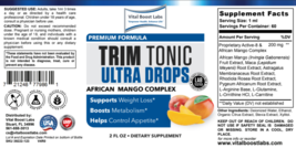 Trim Tonic Ultra Drops - African Mango Complex - 2 fl oz  - £31.11 GBP