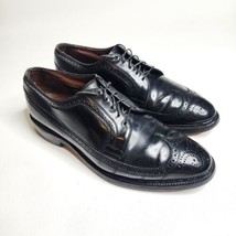 Allen Edmonds Black Shell Cordovan MacNeil 9177 Wingtip Dress Shoes Size 10.5 E - £139.76 GBP