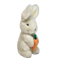 Vintage 1983 Gund Creme Bunny Rabbit W/ Carrot Stuffed Animal Plush Toy - $56.05