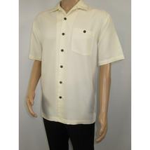Men's Short Sleeves Summer Shirt by Indygo Smith Soft Rayon Blend 828-62 Cream image 8