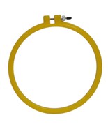 Yellow Susan Bates Hoop-La Embroidery Hoop 6 Inch - $10.87 CAD