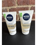 Lot of 2 Nivea Men&#39;s Sensitive Face Wash Cleans Without Drying  5 fl oz ... - $338.90 MXN