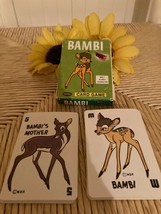Vtg Disney Bambi Russell Card Game Complete Walt Disney Productions Spelling  - $12.30