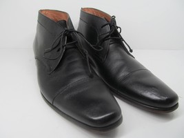 Florsheim 15177-001 Mens Black Leather Chukka Captoe Ankle Boots  Size US 10.5 D - £39.40 GBP