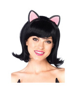 BLACK KITTY KAT BOB WIG w/ ATTACHED EARS HALLOWEEN COSTUME ACCESSORY 2650 - $453.31 MXN BLACK KITTY KAT BOB WIG w/ ATTACHED EARS HALLOWEEN COSTUME ACCESSORY 2650 - $453.31 MXN