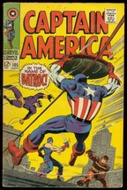 Captain America #105 1968-JACK KIRBY-MARVEL Comics Vg - £29.17 GBP