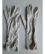  vintage old lady gloves White  color - £17.07 GBP
