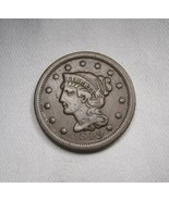 1849 Large Cent XF Details Coin AM683 - £61.36 GBP