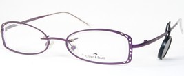 Chiaro &amp; Scuro PALMA 1 St.125 Violet Unique Rare Lunettes 49-20-137mm Italie - £85.05 GBP