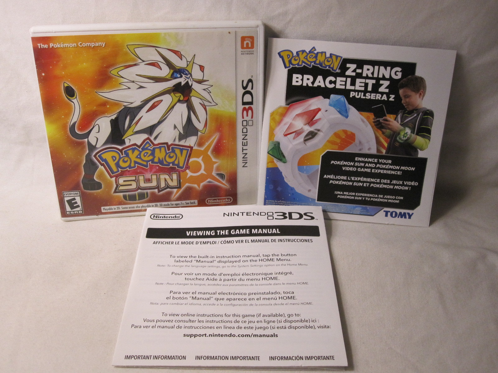 Primary image for Nintendo 3DS Video Game- Pokemon - Sun - Case & Paperwork only