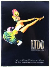 Lido Paris Night Club Program Book 1977 The Most Famous Night Club In Th... - £33.75 GBP