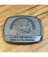 Vintage North American Hunting Club Life Member Eagle Belt Buckle  KG JD - $19.80