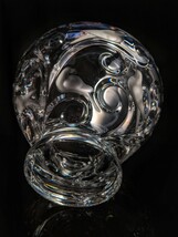 Lalique Verone Crystal Clear Vase 11" Diameter by 7.5" Tall  18 pounds image 11