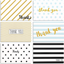 48 Pack Blank Thank You Cards with Envelopes, 4X6 Notecards for Birthday, Weddin - £10.78 GBP