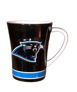 Carolina Panthers NFL Team Black Blue Sculpted Logo Embossed Coffee Mug Cup - €8,20 EUR