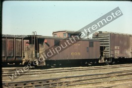 Original Slide Chicago Great Western CGW 608 Caboose Proviso ILL 4-72 - £15.95 GBP