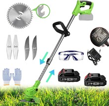 Weed Wacker Battery Operated, 21V 3 In 1 Weed Eater Cordless With 2 * 2.0Ah - £58.28 GBP