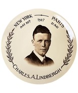 Charles A. Lindbergh 1927 New York to Paris Flight Sarreguemines France ... - £17.93 GBP