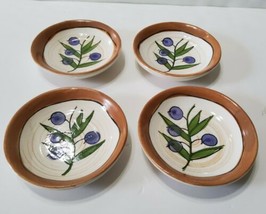 4 Blueberry Fruit Seed Bowls Tabletop Dishes 3.5&#39;&#39;  - £12.62 GBP