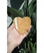 Handmade orange calcite heart - €74,82 EUR