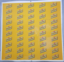 Schweppes Advertising Preproduction Art Work Label Logo 1783 Yellow 2000 - $18.95