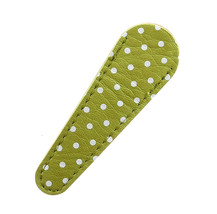 Medium Polka Dot Embroidery Scissors Sheath Light Green - $6.95