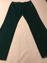 Elie Tahari  Jean Raliegh Green 100% Cotton Straight Leg Size 30 NWT - $58.41