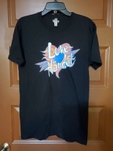 Disney LOVE HANDEL T-shirt Black With Front And Back Graphic Size Small - £9.30 GBP