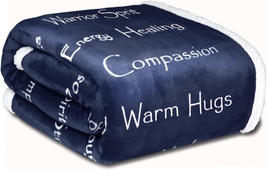 WOLF CREEK BLANKET, Compassion Blanket - Strength Courage Super Soft Warm Hugs,  - £37.96 GBP
