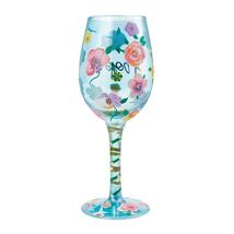 Lolita Wine Glasses Set of 4 Hand Painted with Endearing Sentiments 15 oz Rare image 11