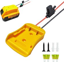 One Set Of Power Wheels Adapter For Dewalt 20V/18V Battery, Compatible W... - £16.19 GBP