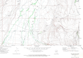 Halleck SW, Nevada 1971 Vintage USGS Topo Map 7.5 Quadrangle Topographic - $23.99