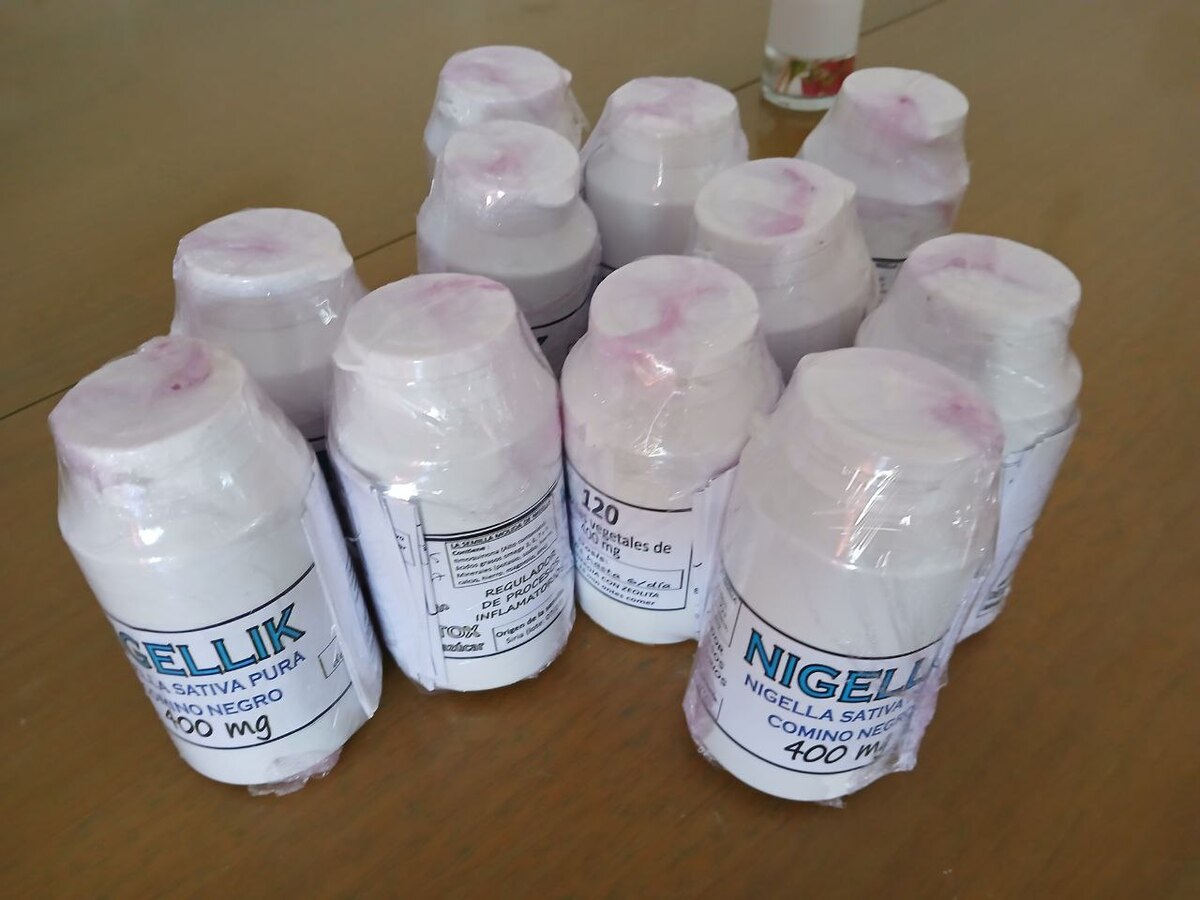 10 Bottles, Nigella Sativa Capsules: 500mg Vegan Black Seed Herbal Supplement, 1 Item image 2