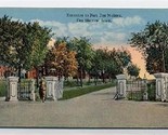 The Entrance to   Fort Des Moines Iowa Postcard - £7.89 GBP