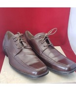 Bass &amp; Co Brown Leather Dress Shoes Size 13 M - £14.27 GBP