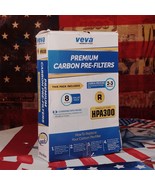 8-Pack VEVA Premium Carbon Activated Pre Filters Precut For HPA 300 - £21.81 GBP
