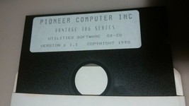 User Manual &amp; 5.25&quot; 360K Floppy Disk for Vantage Pioneer 386SX Computer ... - $6.44