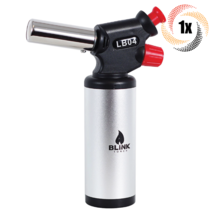 1x Torch Blink LB04 Silver Refillable Butane Torch | Adjustable Flame - £21.75 GBP
