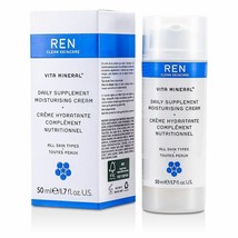 REN Clean Skincare Vita Mineral Daily Supplement Moisturizing Cream, 1.7 Fl Oz - £14.73 GBP