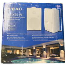 Teac LS-X55 80 Watt 2-Way Weatherproof Indoor Outdoor White Speakers - £39.32 GBP