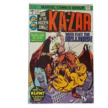 Marvel Ka-Zar Lord Of The Hidden Jungle #15 1976 Comic Book Collector Ba... - $9.87