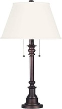 Kenroy Home Classic Table Lamp ,30.5 Inch Height, 17 Inch Diameter with Bronze F - £238.21 GBP