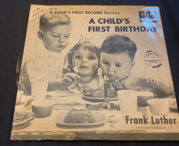 A Child&#39;s First Birthday: Frank Luther - LP Vinyl Decca Records - £16.31 GBP