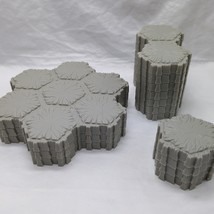 (14) Heroscape Concrete Tiles (3) 7s, (7) 2s, And (4) Singles  - $24.74
