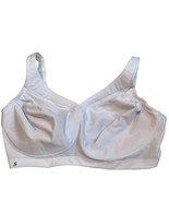 Glamorise Women&#39;s High Impact Sports Bra 42F White No-Wire - $31.37 CAD